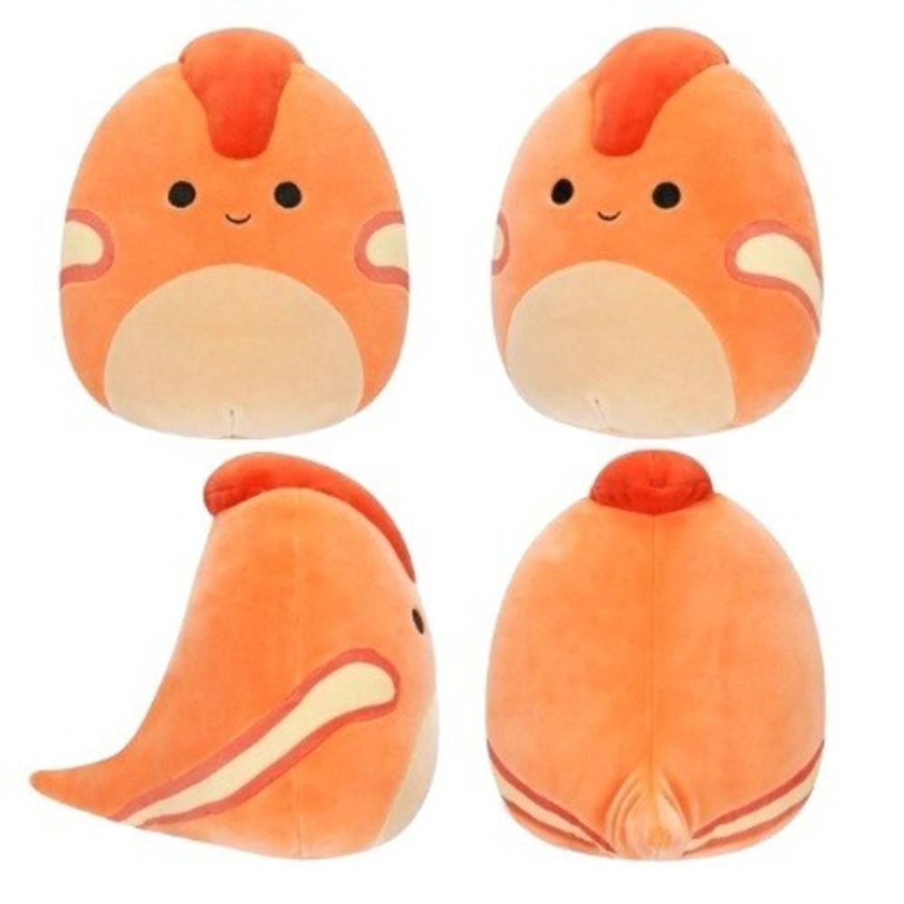 SQUISHMALLOWS NWT 12 inch Nichelle Parasaurolophus Orange Dinosaur Plush NEW